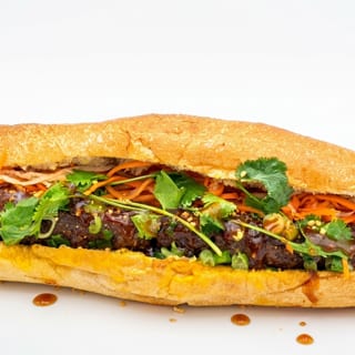 Grilled Beef Skewer Banh Mi
