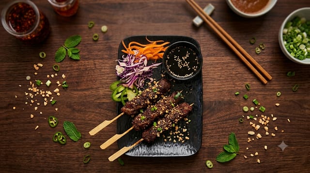 Grilled Beef Skewer.