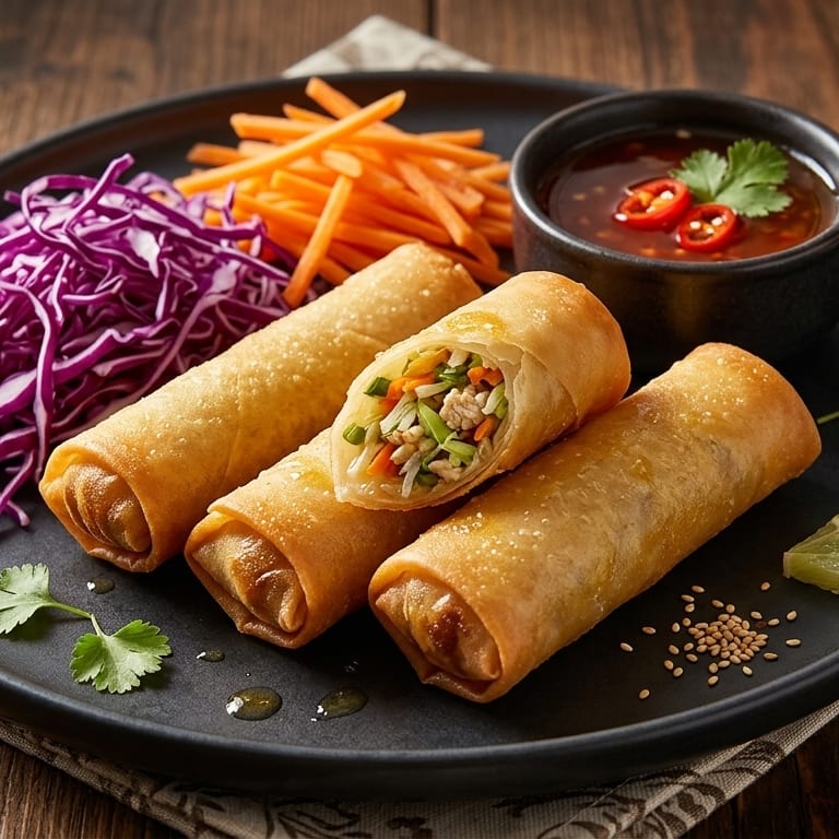 Fresh and Flavorful Spring Rolls