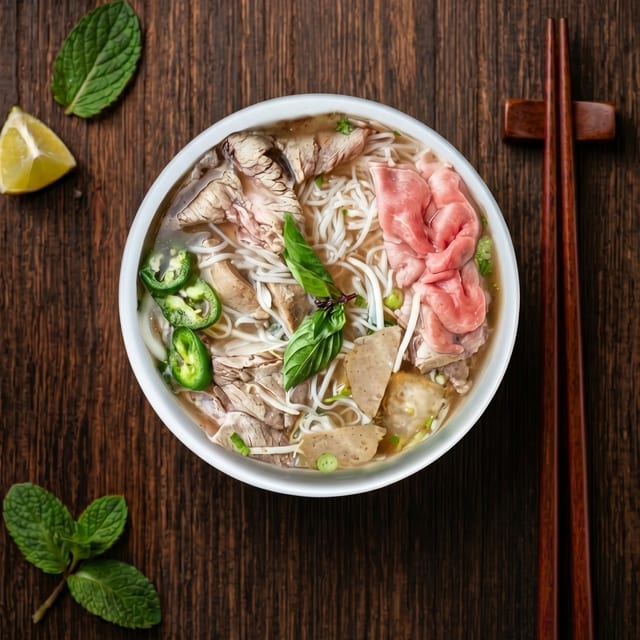 Deluxe Beef Pho.