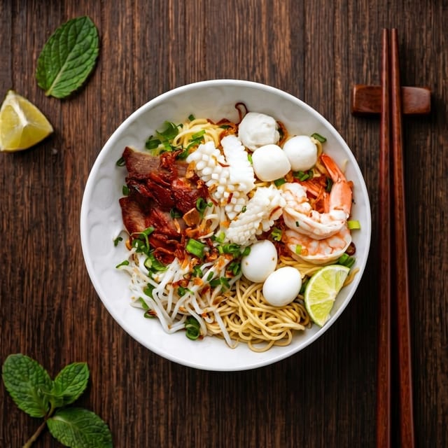 Seafood Rice Noodle.