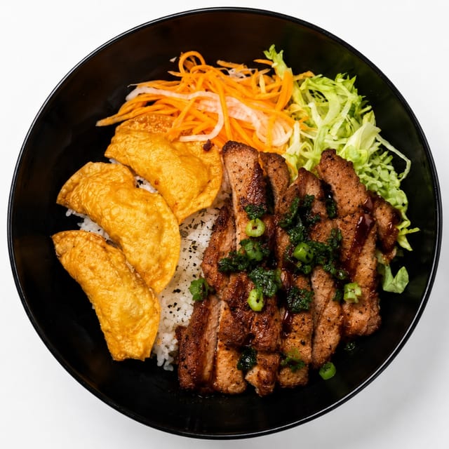 Char Siu (Roasted Pork) with Rice.