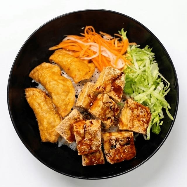 Fried Tofu Rice Combo.