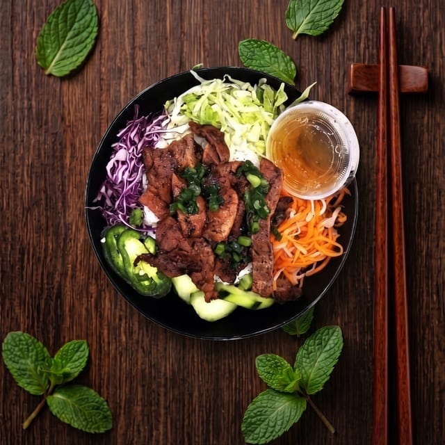 Lemongrass Pork Rice/Vermicelli.