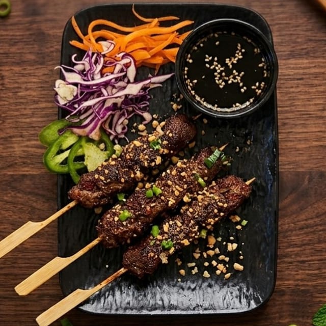 Grilled Beef Skewer.