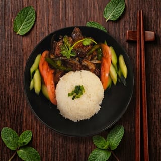 Shaking Beef Rice