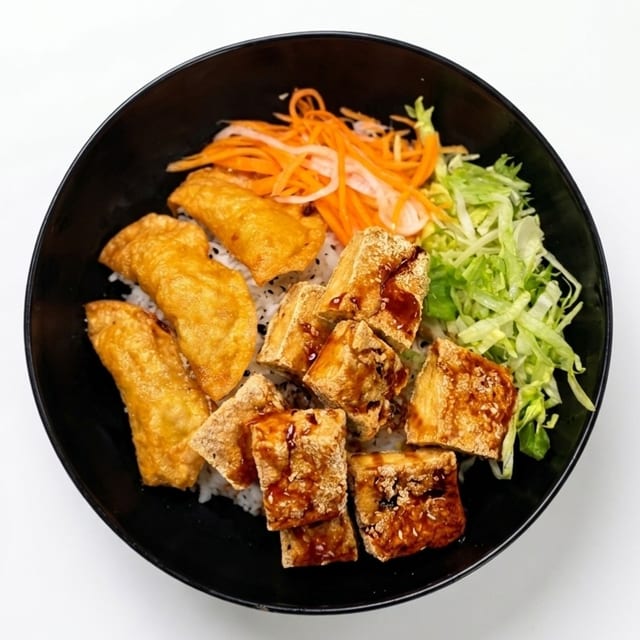 Fried Tofu Rice Combo.